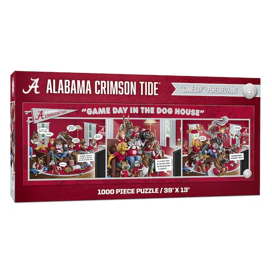 College Game Day in the Dog House 1,000 Piece Puzzle